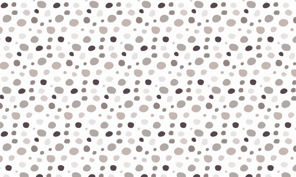 Fun dotty wallpaper design in a grey colour palette