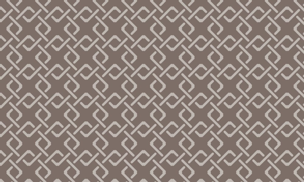 Modern dark grey geometric link wallpaper pattern 