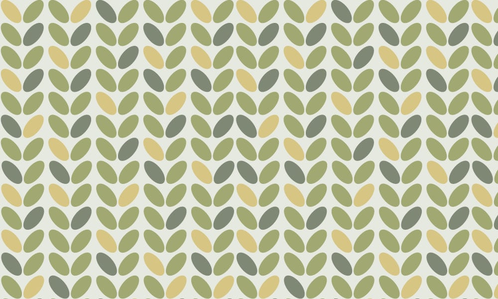 Fresh green coffee bean wallpaper design