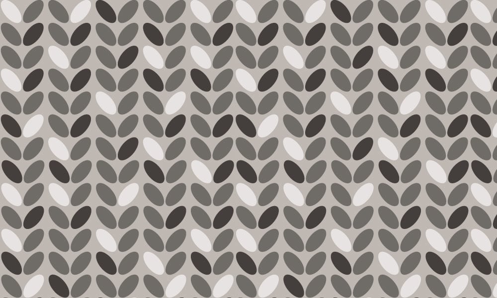Coffee bean wallpaper design in grey colour tones