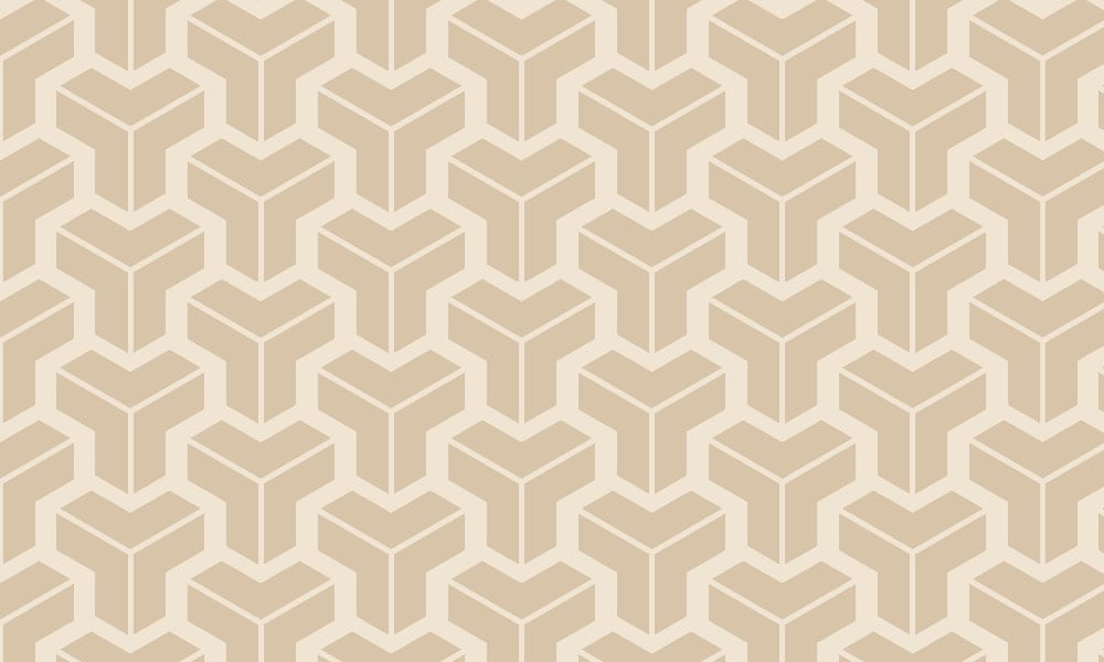 Neutral geometric wallpaper design