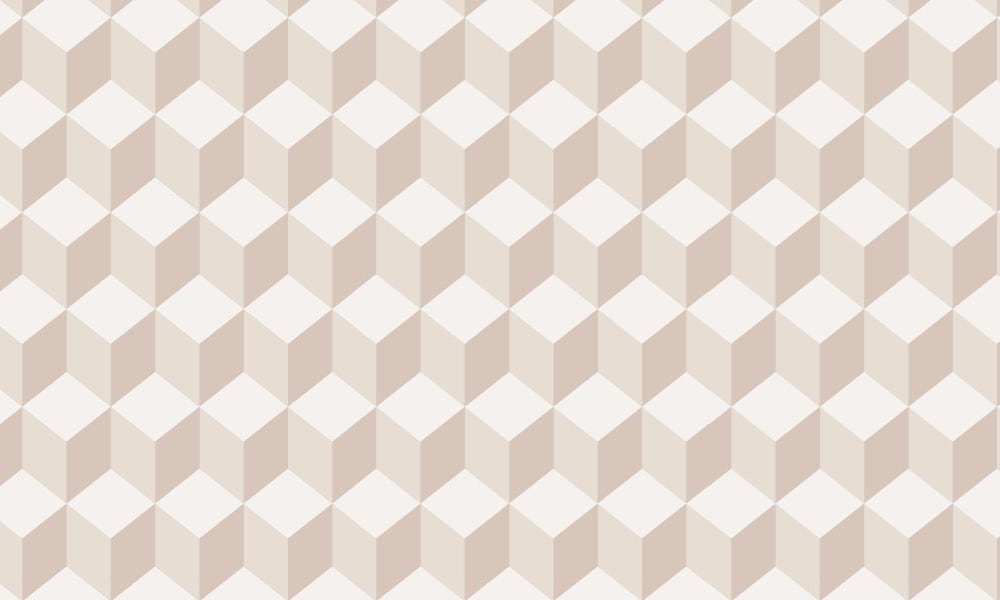 Neutral cube-shaped wallpaper design