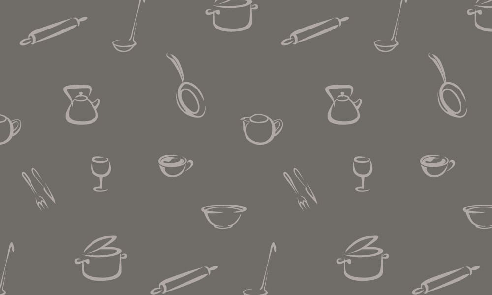 Grey kitchen wallpaper design