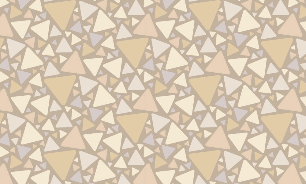 Neutral triangular wallpaper design 