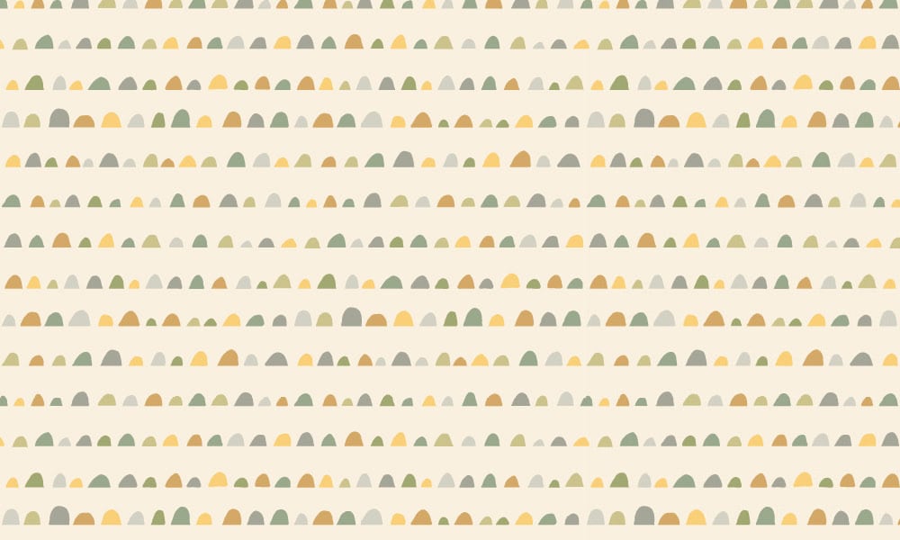 Neutral background with green hump pattern 