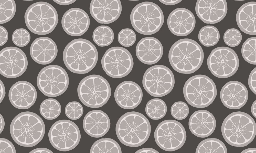 Lime wallpaper design in black and white
