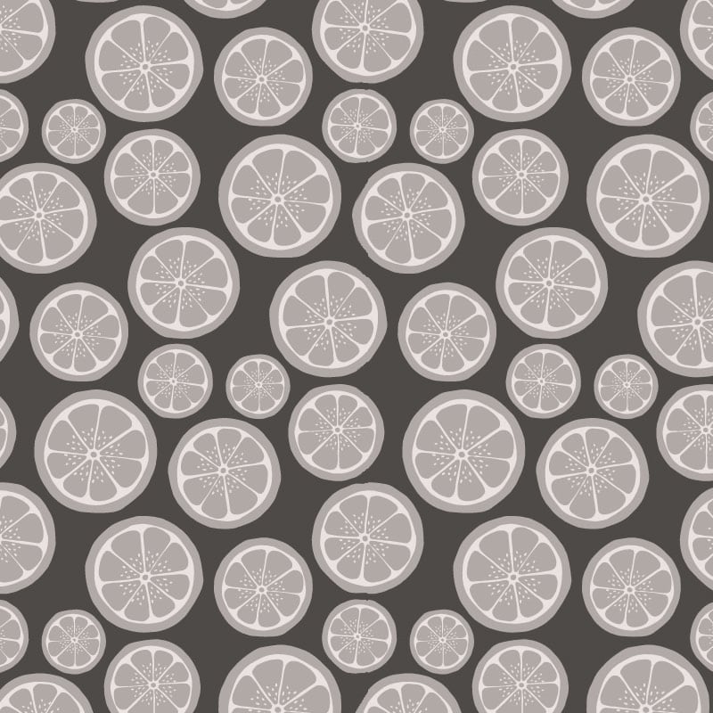 Lime wallpaper in black and white background in office with iMac and desk