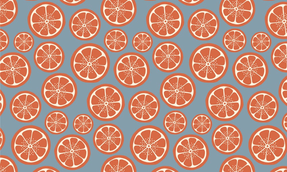 Orange stone wallpaper design 