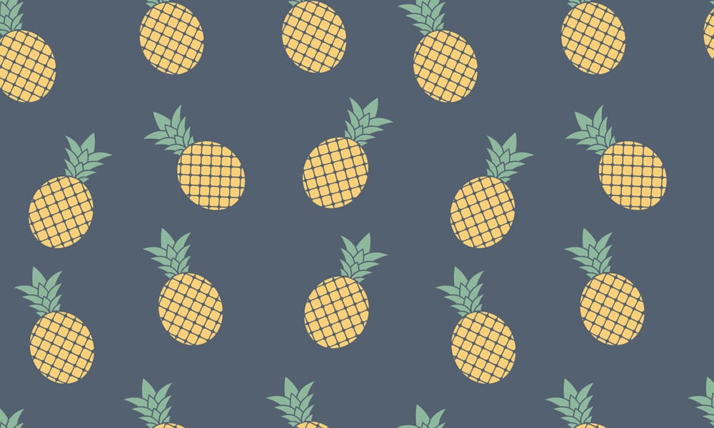 Pineapple wallpaper design