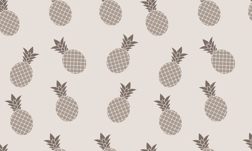 Pineapple mist wallpaper design