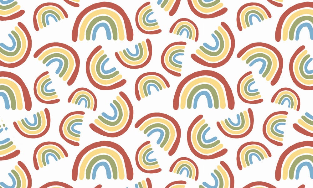 Plasticine white wallpaper design 