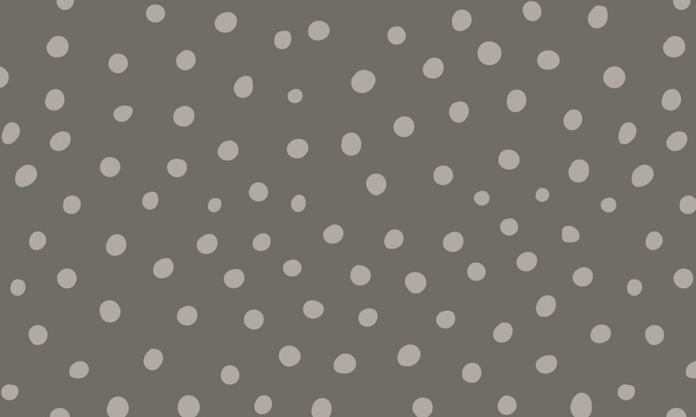 Grey toned polka dot wallpaper design