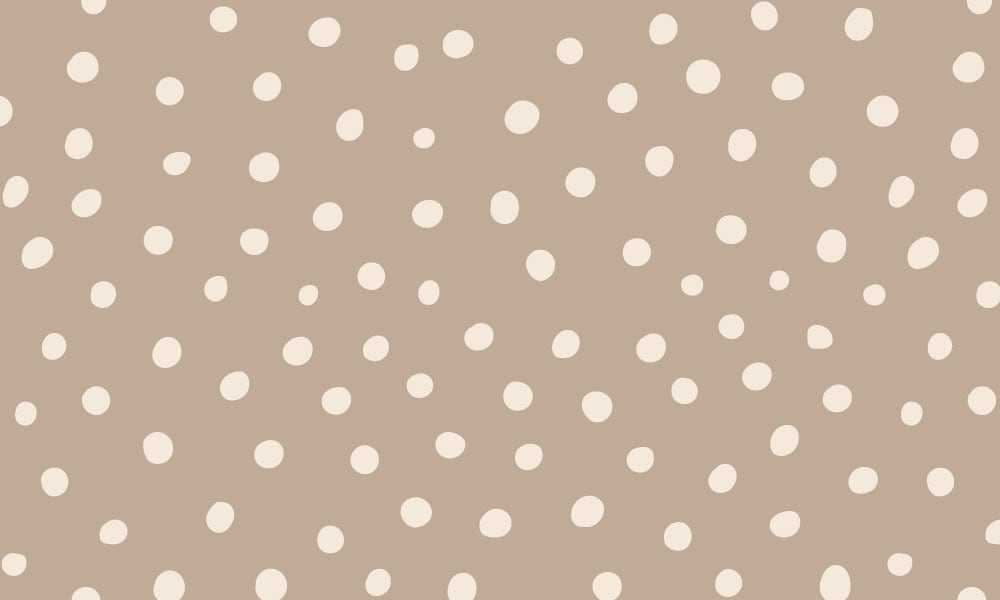 Neutral toned polka dot wallpaper design