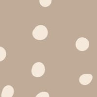 Inverted neutral polka dot wallpaper situated in kids bedroom with a ladder