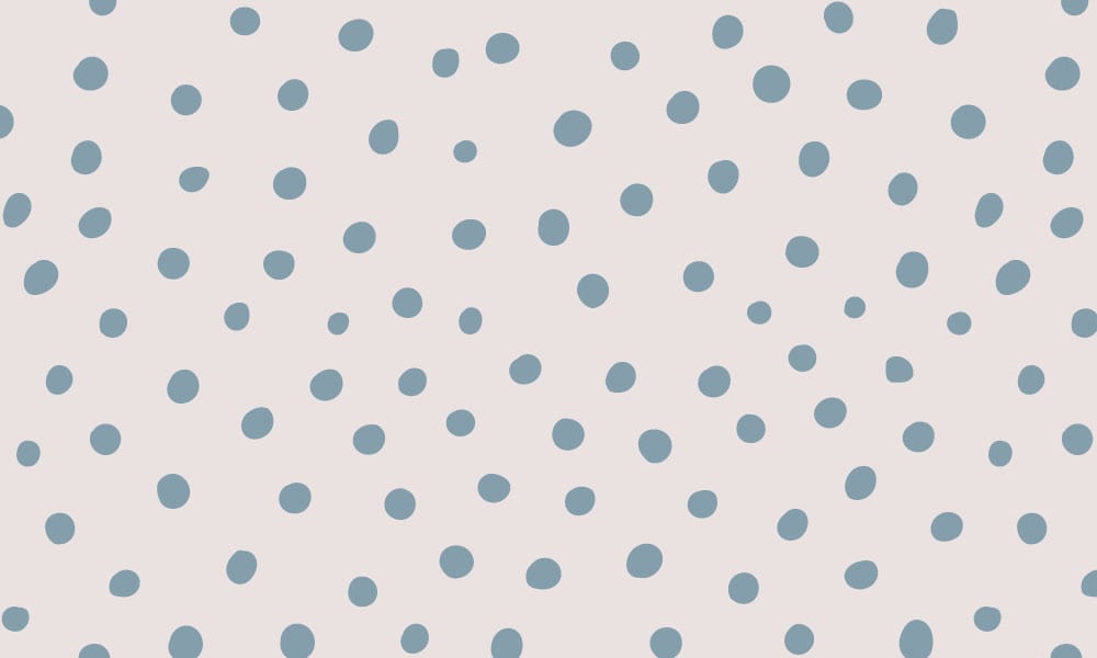 Blue polka dot wallpaper design