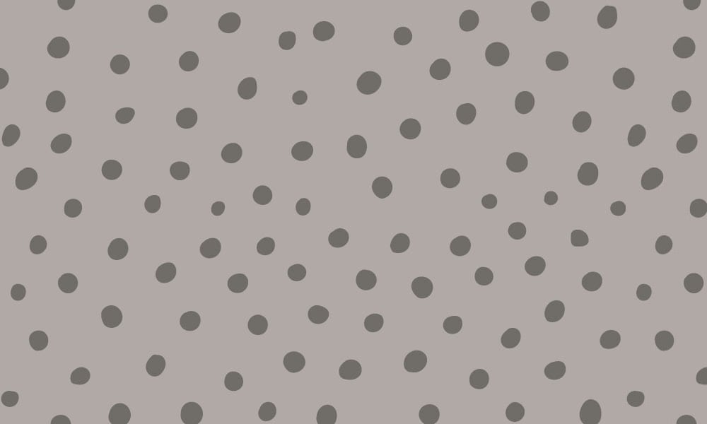 Grey polka dot wallpaper design