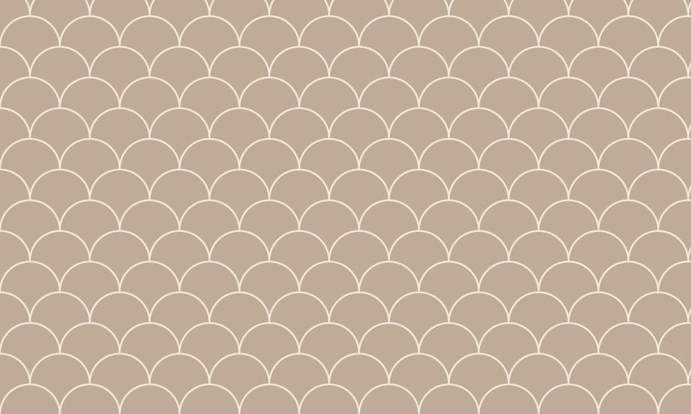 Taupe scales wallpaper design