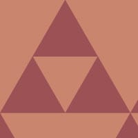 Sierpinski maroon coloured wallpaper in living room with grey chair