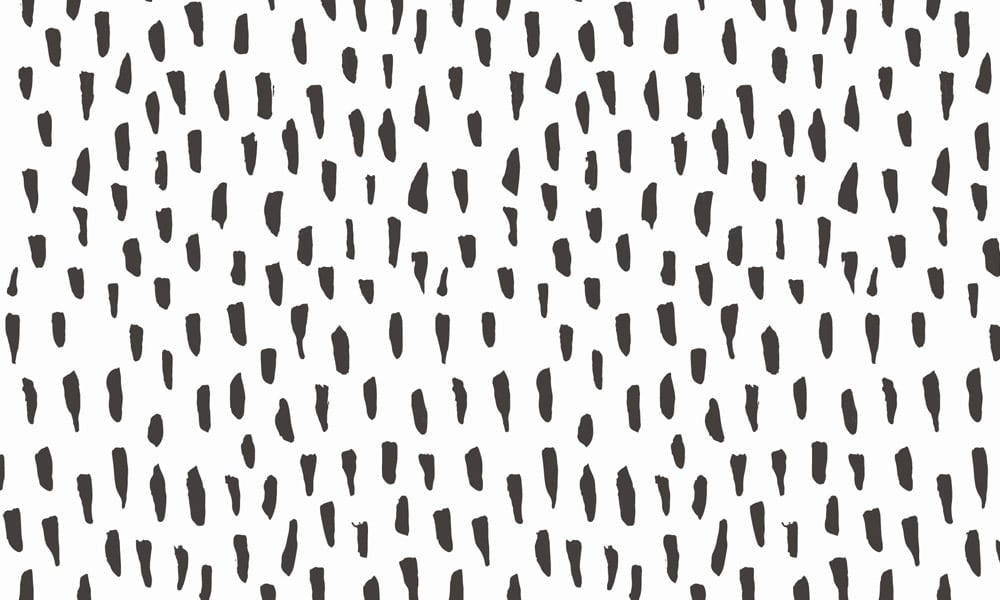 Smudge black and white wallpaper design