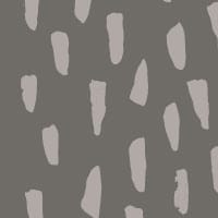 Grey smudge repeat pattern wallpaper in an office with iMac computer