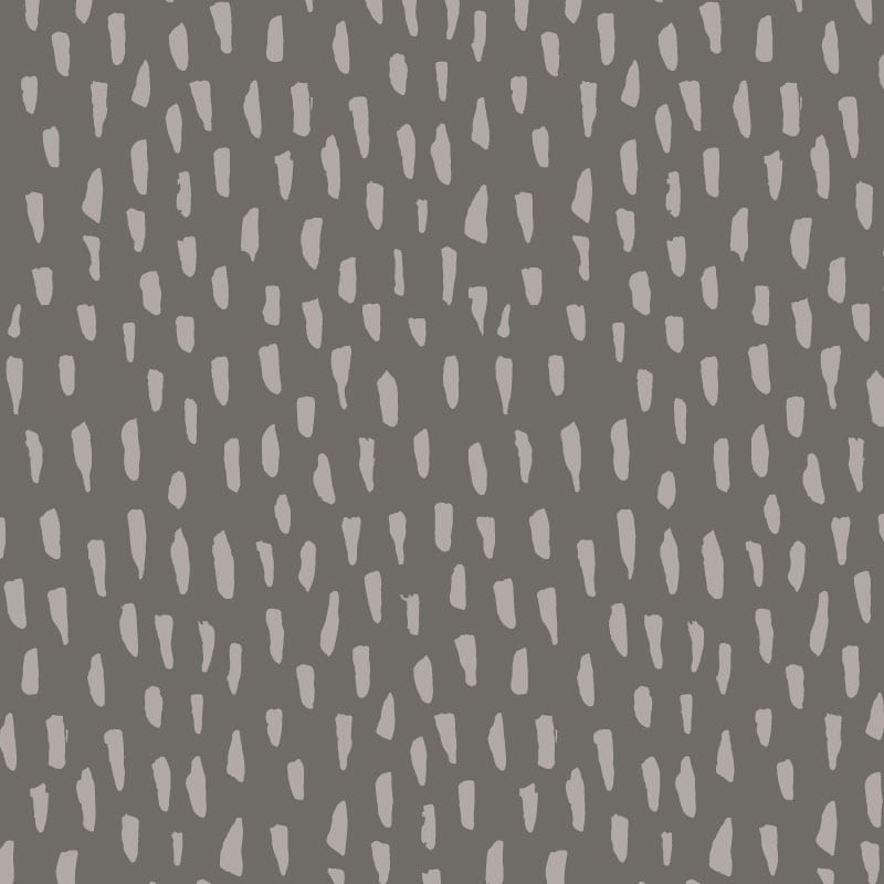 Grey smudge repeat pattern wallpaper in an office with iMac computer