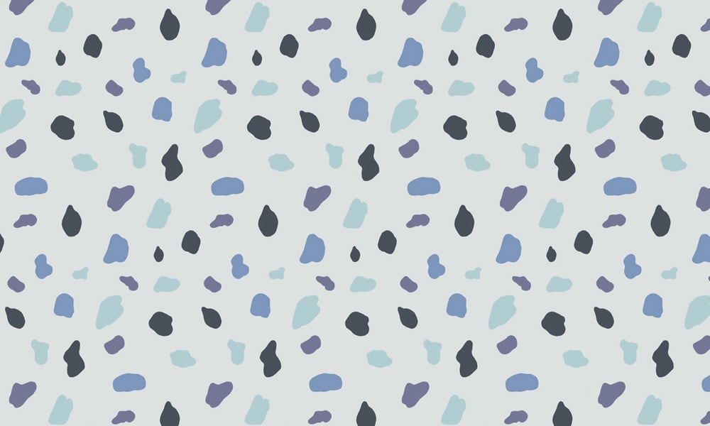 Splodge aqua wallpaper design