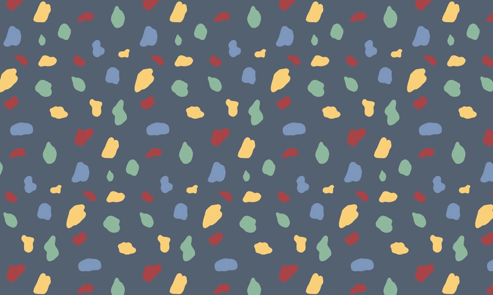 Splodge navy wallpaper design