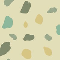 Green splodge wallpaper pattern situated in kids bedroom with play ladder