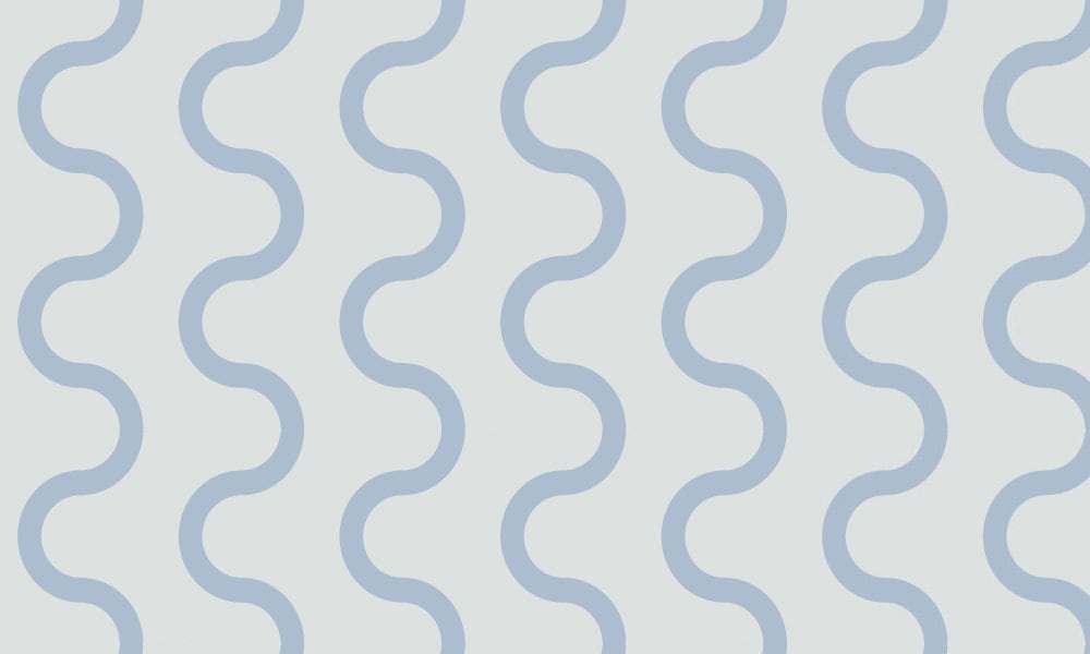 Squiggle ice blue wallpaper design