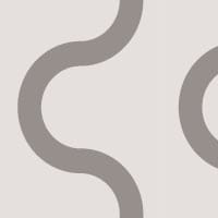 Squiggle wallpaper pattern in grey in kids bedroom