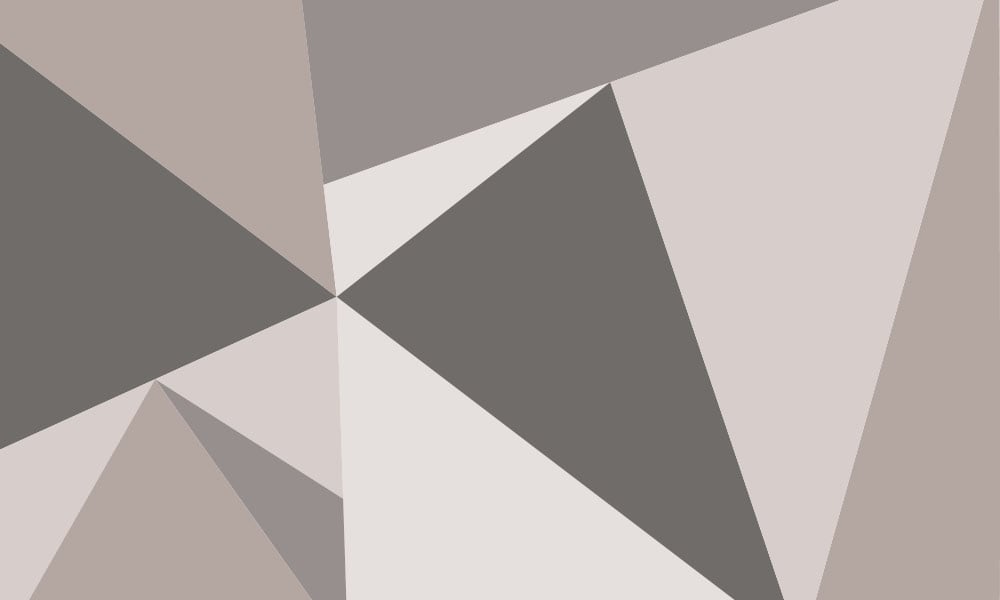 Grey triangluar geometric wallpaper design with clean lines