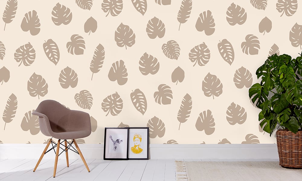 Tropic sand in a large scale with a chair and picture frame