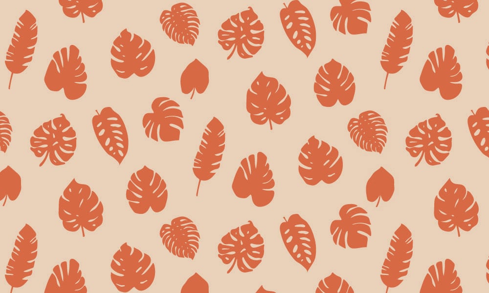Tropic orange wallpaper design