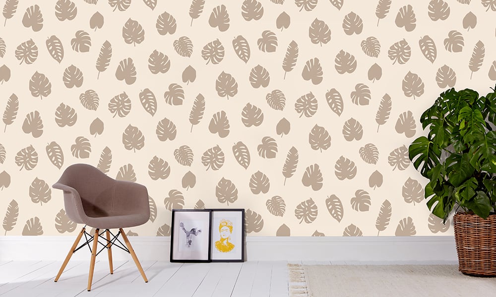 Tropic sand in a medium scale with neutral tones in a living space