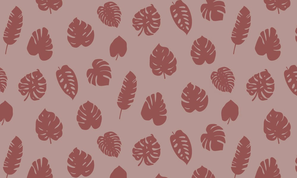 Tropic maroon wallpaper design against sudbury background